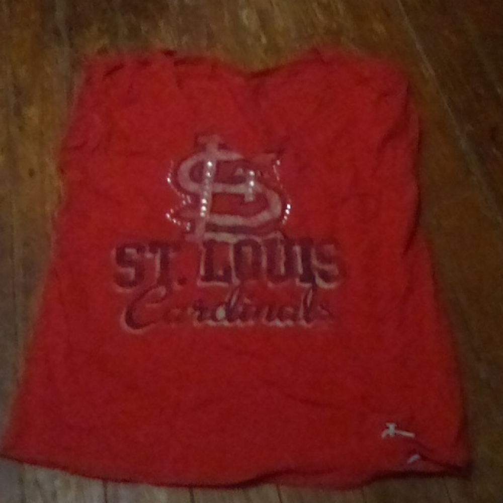 Sleeveless cardinals shirt